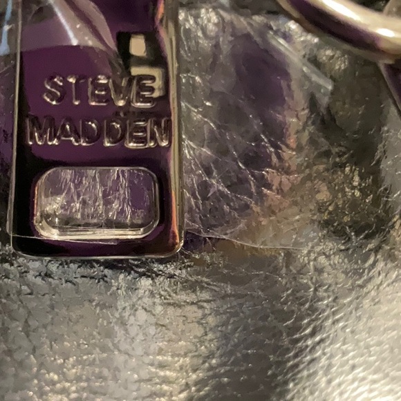 NWT Steve Madden Silver Bdaisy Raffia Crossbody Bag - Picture 14 of 15